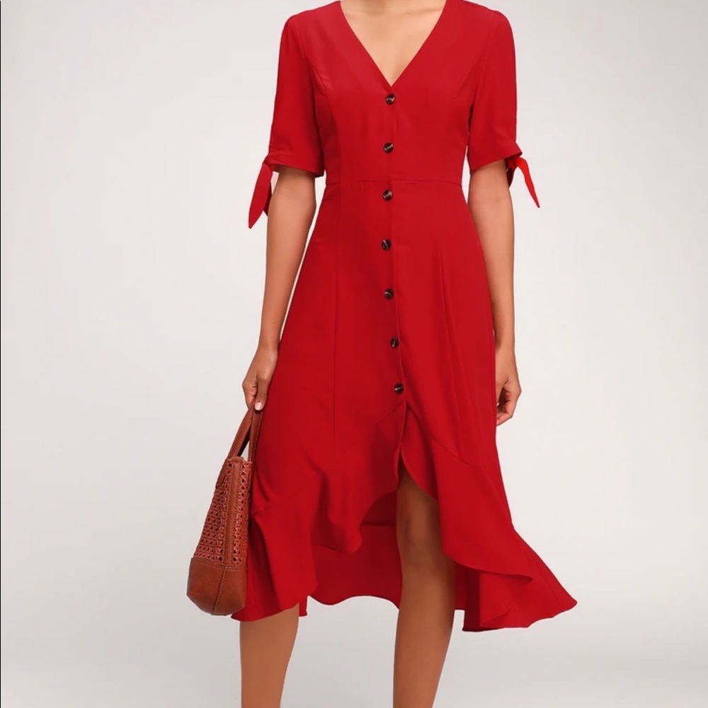 Lulu chic red dress 💃🏻